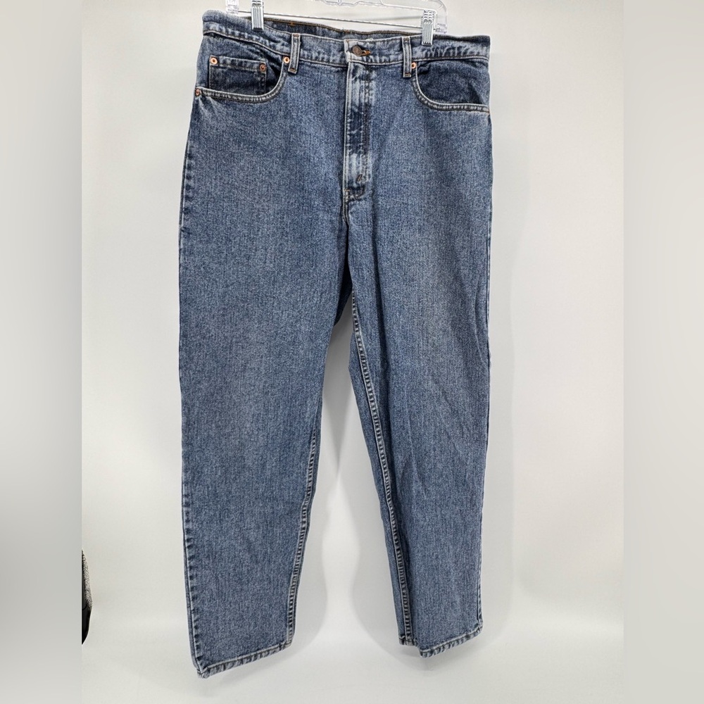 VNG 1993 Levi’s 550 Relaxed Fit Jeans Made in USA 0693 Medium Stonewash “38x32”